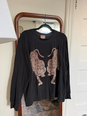 Show Me Your Mumu Simon Dancing Tigers Sweatshirt